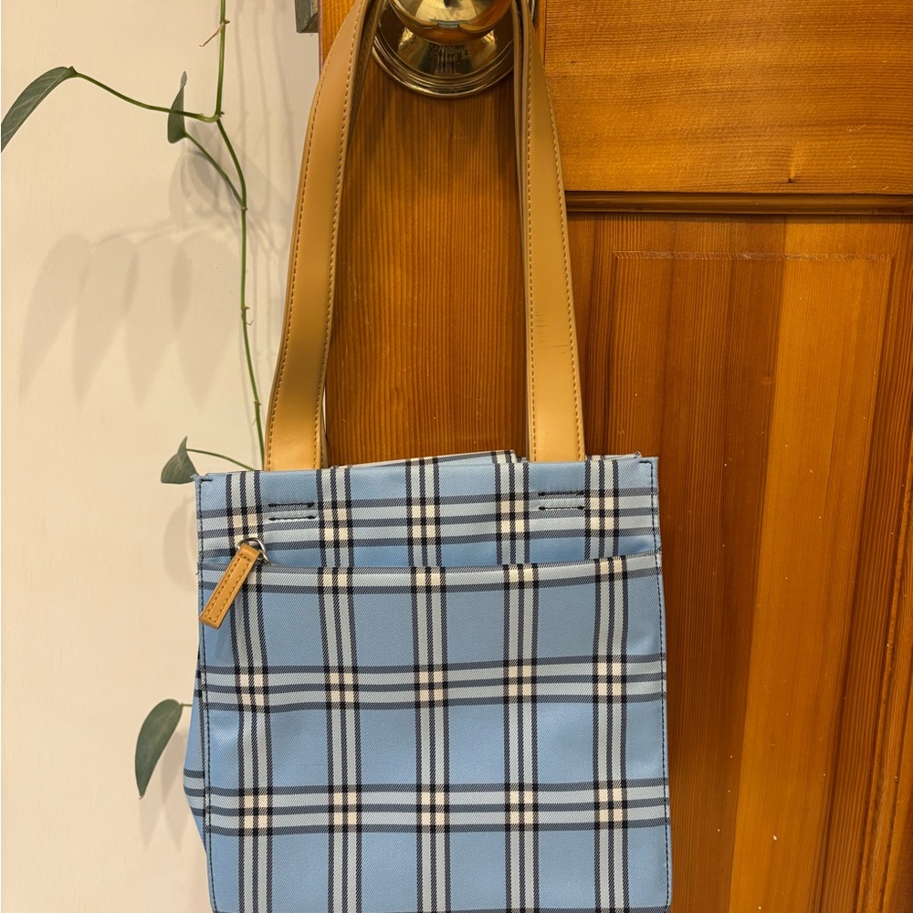 Vintage Y2K Liz Claiborne plaid print bag